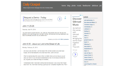 Desktop Screenshot of gospeldaily.blogspot.com