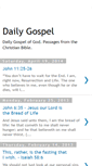 Mobile Screenshot of gospeldaily.blogspot.com
