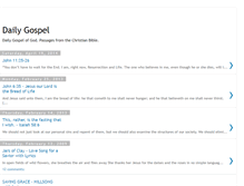 Tablet Screenshot of gospeldaily.blogspot.com