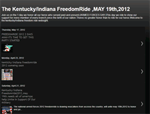 Tablet Screenshot of kentuckyfreedomride2012.blogspot.com