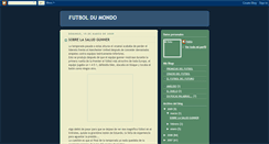 Desktop Screenshot of futboldumondo.blogspot.com