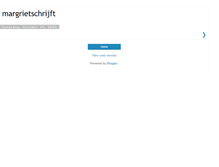 Tablet Screenshot of margrietschrijft.blogspot.com