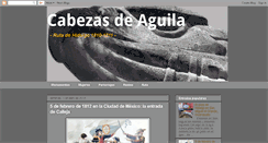 Desktop Screenshot of cabezasdeaguila.blogspot.com