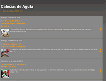 Tablet Screenshot of cabezasdeaguila.blogspot.com