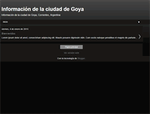 Tablet Screenshot of infodegoya.blogspot.com
