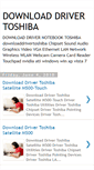 Mobile Screenshot of downloaddrivertoshiba.blogspot.com