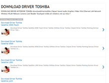 Tablet Screenshot of downloaddrivertoshiba.blogspot.com