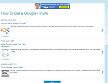 Tablet Screenshot of howtogetagoogleplusinvite.blogspot.com