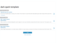 Tablet Screenshot of dark-spark-template.blogspot.com