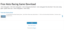 Tablet Screenshot of freemotoracinggame.blogspot.com