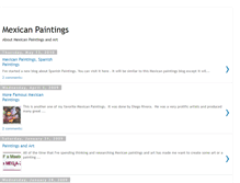 Tablet Screenshot of mexicanpaintings.blogspot.com