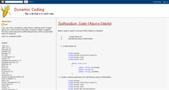 Desktop Screenshot of dynamic-coding.blogspot.com