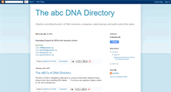 Desktop Screenshot of abcdnablog.blogspot.com