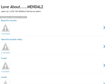 Tablet Screenshot of iloveyoumendal2.blogspot.com