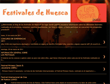 Tablet Screenshot of festivalesaltoaragon.blogspot.com
