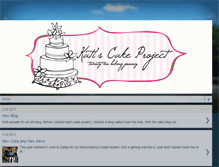 Tablet Screenshot of katiscakeproject.blogspot.com