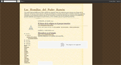 Desktop Screenshot of lashomiliasdelpadreramon.blogspot.com