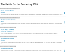 Tablet Screenshot of aicgsgermanelection2009.blogspot.com
