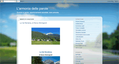 Desktop Screenshot of larmoniadelleparole.blogspot.com