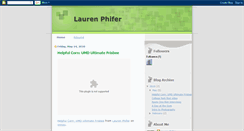 Desktop Screenshot of laurenphifer.blogspot.com