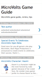 Mobile Screenshot of microvoltsgame.blogspot.com