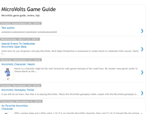 Tablet Screenshot of microvoltsgame.blogspot.com