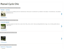 Tablet Screenshot of cyclechicpoznan.blogspot.com