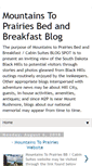 Mobile Screenshot of mountainstoprairiesbedbreakfast.blogspot.com