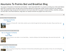 Tablet Screenshot of mountainstoprairiesbedbreakfast.blogspot.com