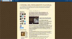 Desktop Screenshot of catedradelpensamientonacional.blogspot.com