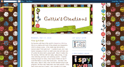 Desktop Screenshot of carries-creations.blogspot.com