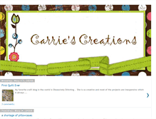Tablet Screenshot of carries-creations.blogspot.com