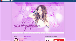 Desktop Screenshot of miss-lilcyrusforever.blogspot.com