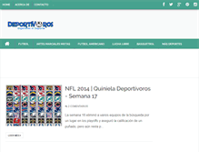 Tablet Screenshot of deportivoros.blogspot.com