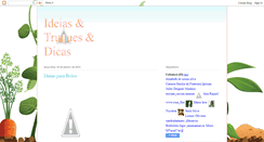 Desktop Screenshot of ideiastruquesdicas.blogspot.com