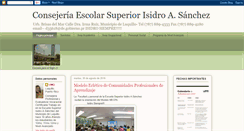 Desktop Screenshot of consejeriaescolarescuelaisidroasanche.blogspot.com