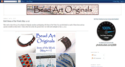 Desktop Screenshot of beadartoriginals.blogspot.com