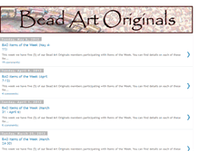 Tablet Screenshot of beadartoriginals.blogspot.com
