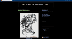 Desktop Screenshot of imagenesdehombreslobos.blogspot.com