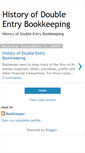 Mobile Screenshot of history-of-double-entry-bookkeeping.blogspot.com