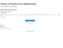 Tablet Screenshot of history-of-double-entry-bookkeeping.blogspot.com