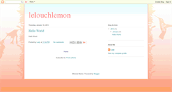 Desktop Screenshot of lelouchlemon.blogspot.com