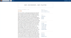Desktop Screenshot of my-journey-my-faith.blogspot.com