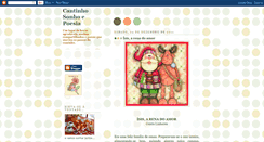 Desktop Screenshot of cantinhosonhopoesia.blogspot.com