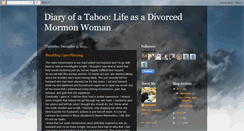 Desktop Screenshot of divorcedmormon.blogspot.com