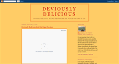 Desktop Screenshot of deviouslydelicious.blogspot.com