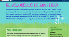 Desktop Screenshot of elpequeblogdelasideas.blogspot.com