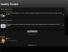 Tablet Screenshot of healthyscratch.blogspot.com