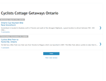 Tablet Screenshot of cyclists-cottage-getaway.blogspot.com