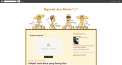 Desktop Screenshot of ngocehalaronie.blogspot.com